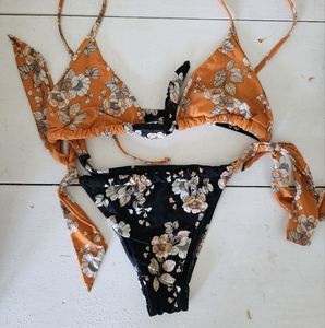 Seafolly Retro Floral Bikini Set